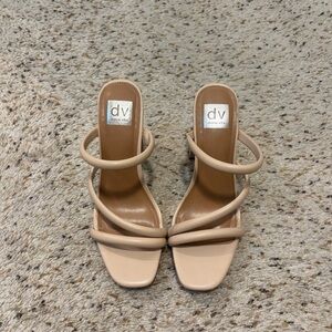 Dolce Vita Beige Strappy Heels